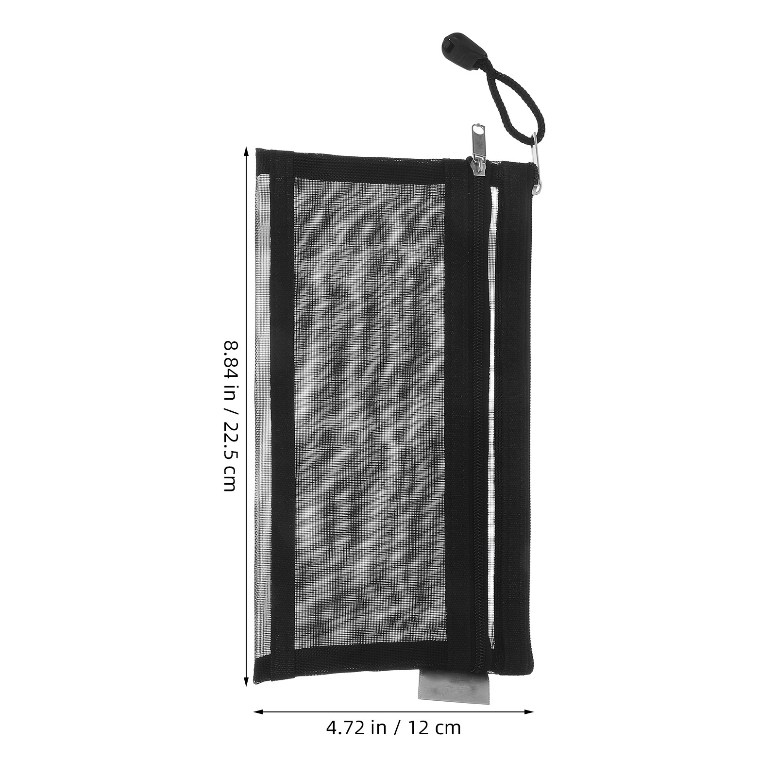 6Pcs Clear Double Layer Nylon  - Clear Mesh Pencil Pouch For Exam review and price