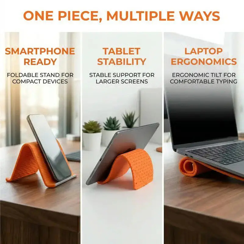 Silicone Foldable Phone Stand  - Desk Accessories review and price