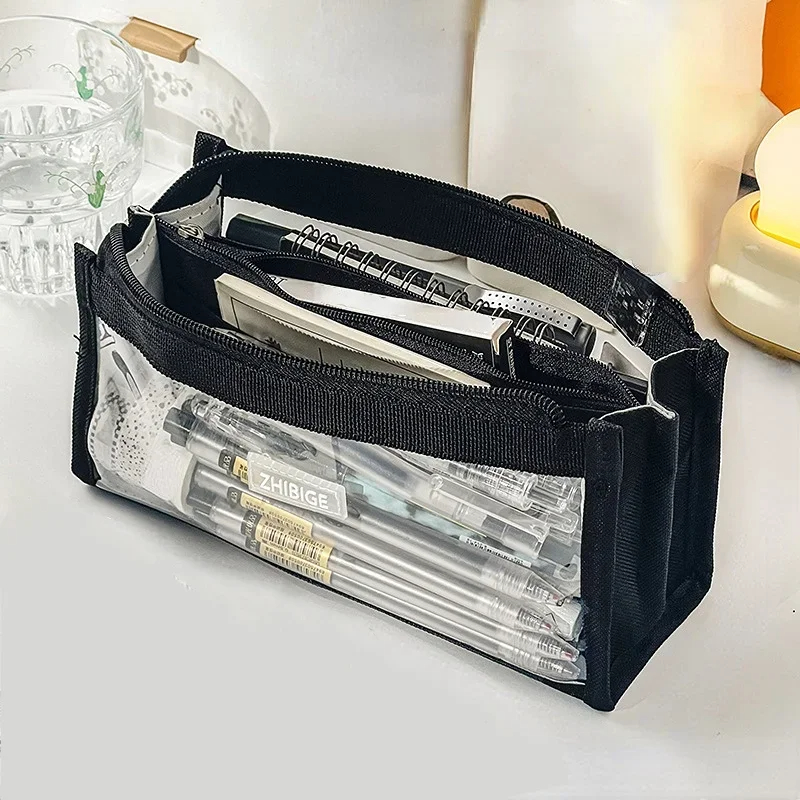 6 Layers Large Capacity Pencil - Aesthetic Large Pencil Case Pouch review and price