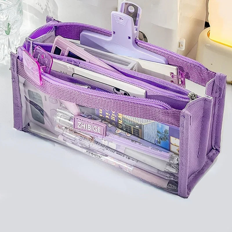 6 Layers Large Capacity Pencil - Aesthetic Large Pencil Case Pouch review and price