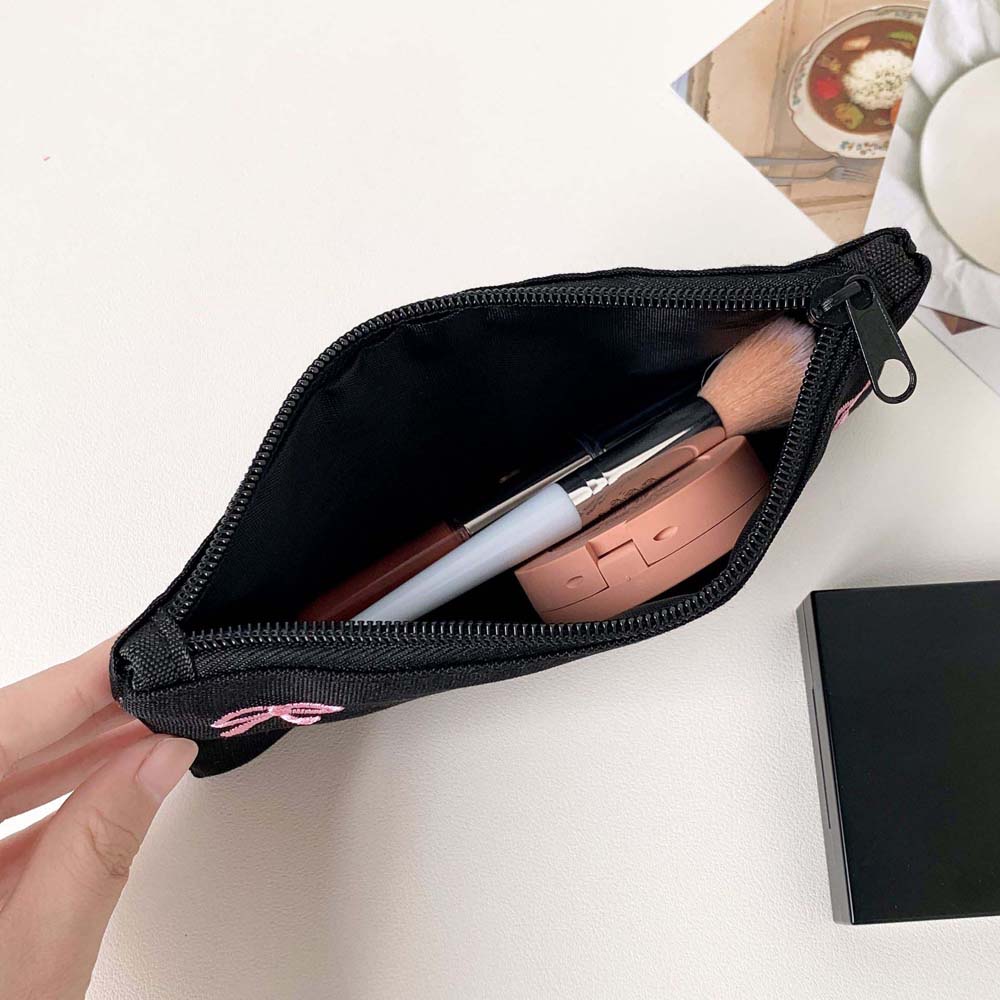 Bowknot Bow Stationery Bag Lar - Aesthetic Large Pencil Case Pouch review and price