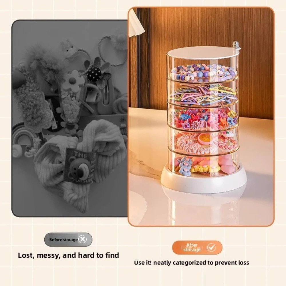 360 Rotating Clear Hair Access - Desk Accessories review and price
