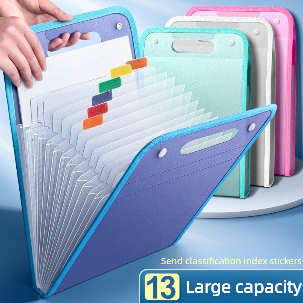 Translucent Accordion File Fol - Expandable Accordion File Folder 13 Pockets review and price
