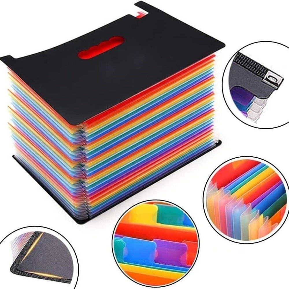 Portable 13/25 Pockets Expandi - Expandable Accordion File Folder 13 Pockets review and price