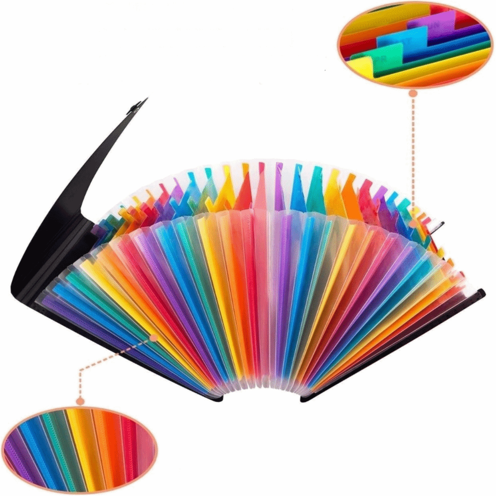 Portable 13/25 Pockets Expandi - Expandable Accordion File Folder 13 Pockets review and price