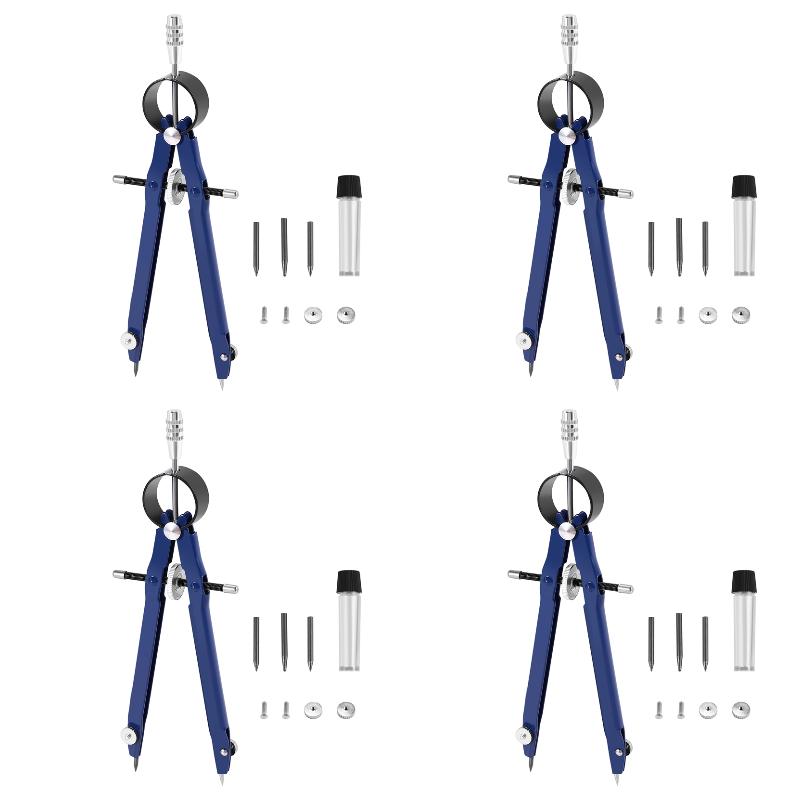 4pack X((Professional Compass, - Math Geometry Set With Compass review and price