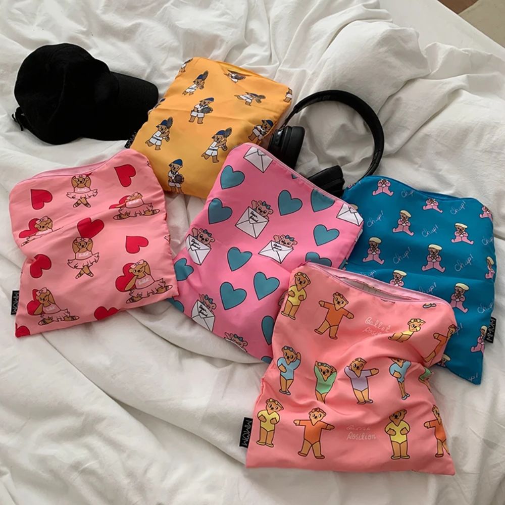 Cute Kawaii Makeup Bag Bear Pa - Stationery review and price