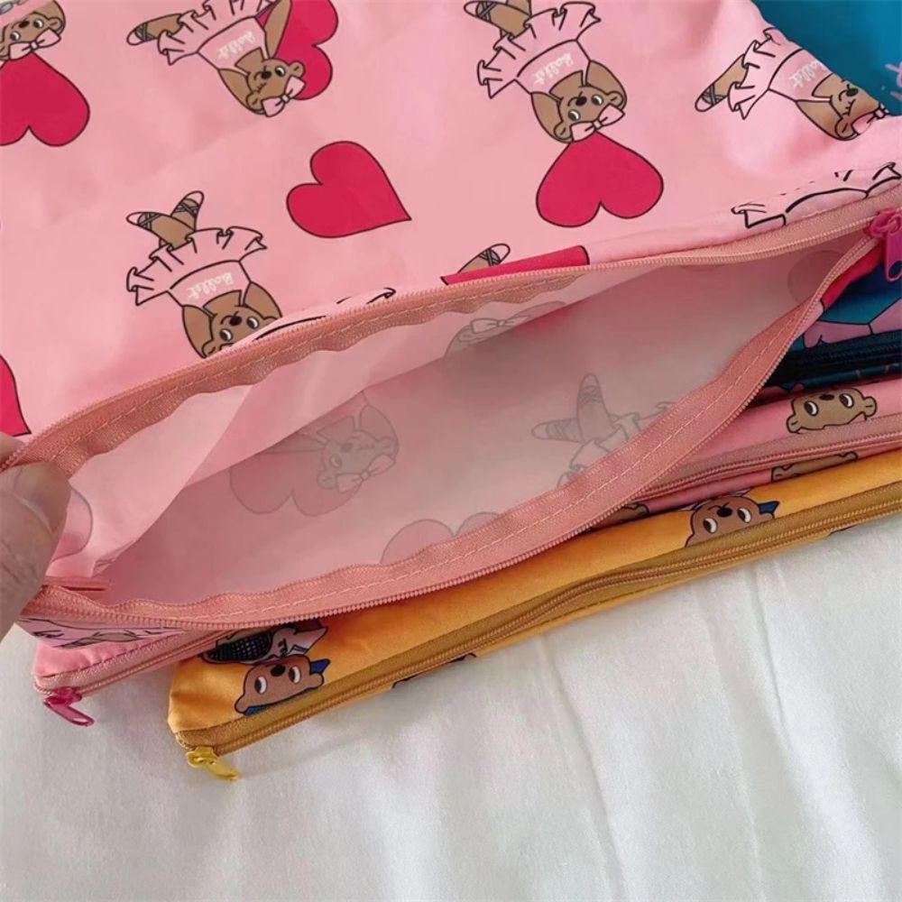 Cute Kawaii Makeup Bag Bear Pa - Stationery review and price
