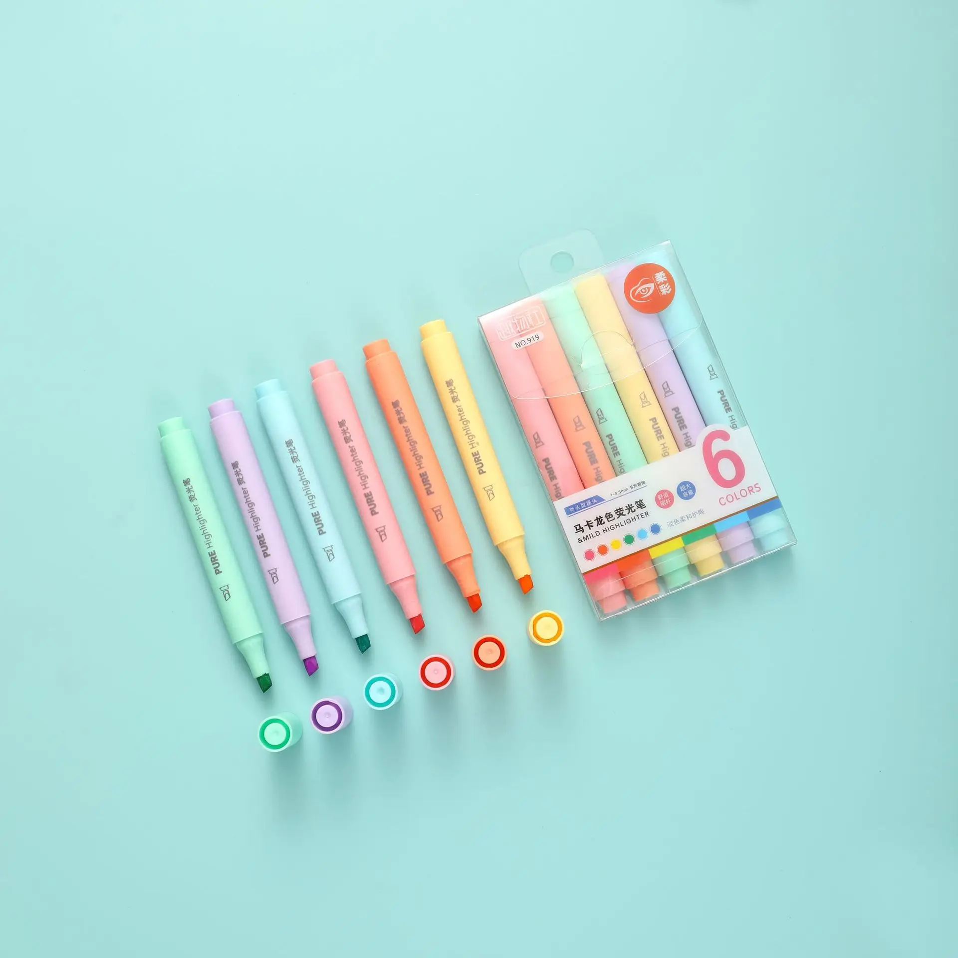 6PCS Pastel Highlighter Pens - - Pastel Highlighter Set Double Ended review and price