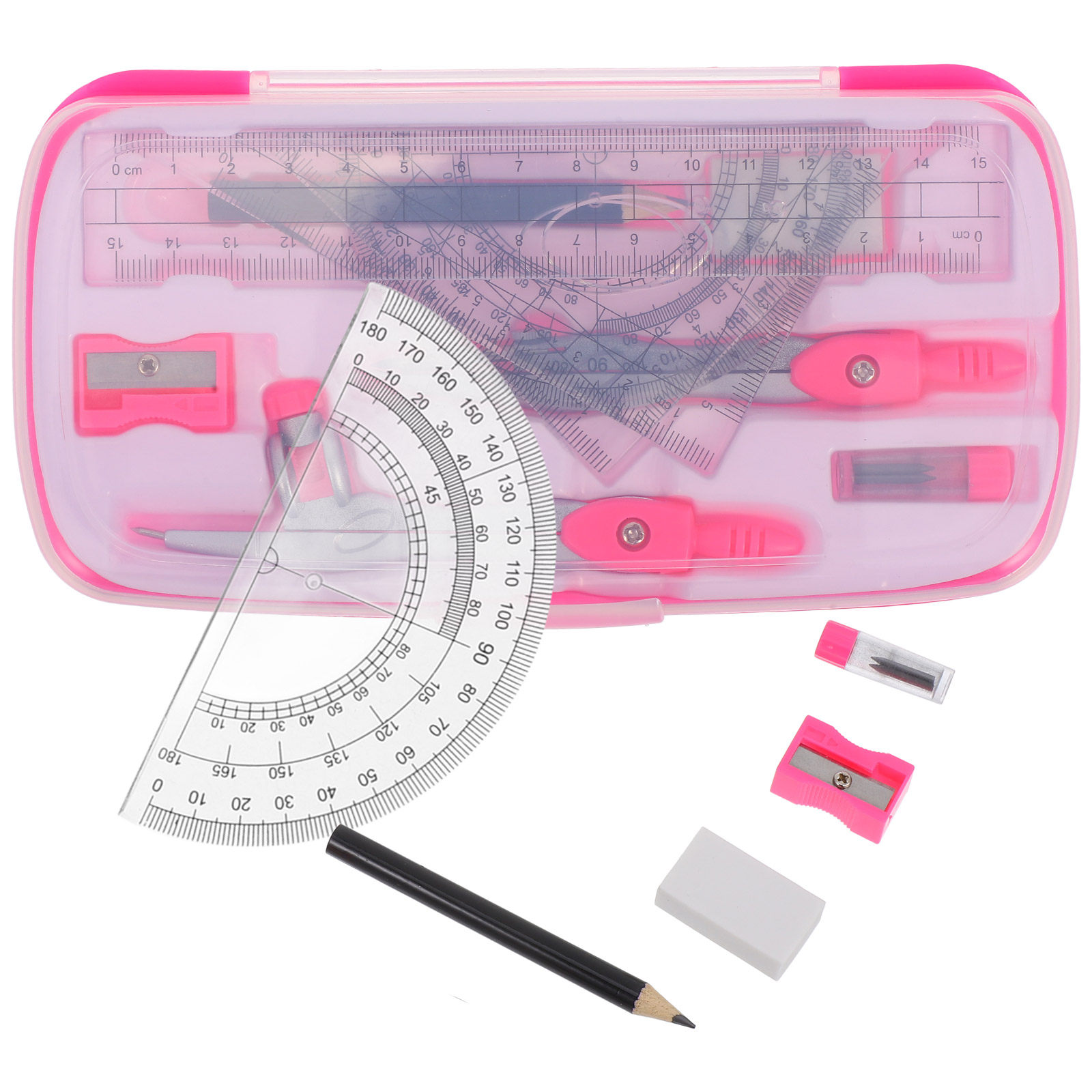 1Set Lightweight Portable Comp - Math Geometry Set With Compass review and price