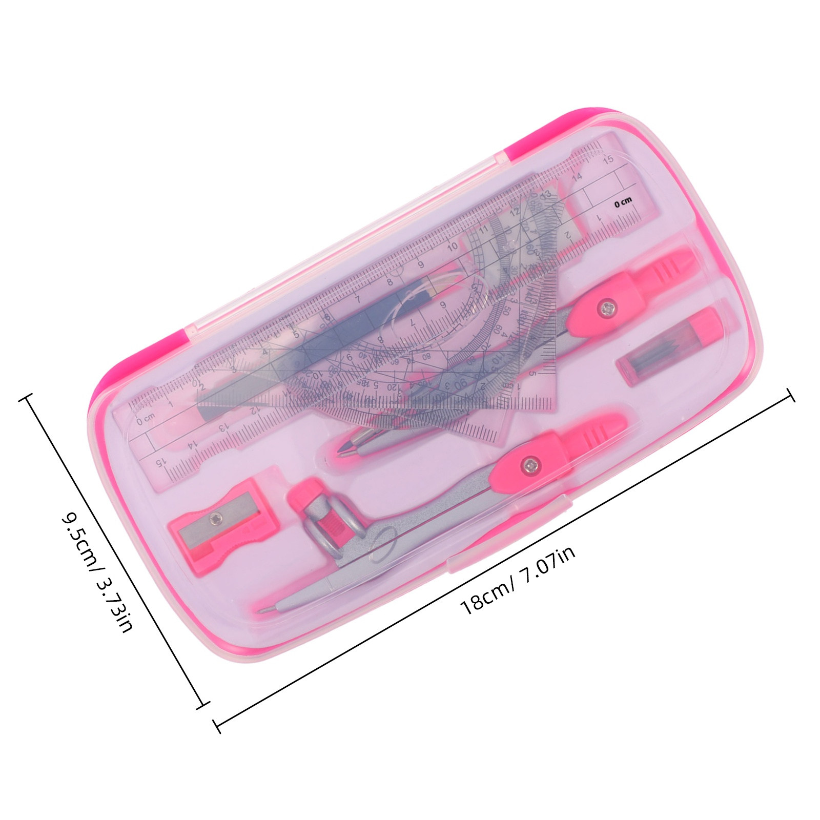 1Set Lightweight Portable Comp - Math Geometry Set With Compass review and price