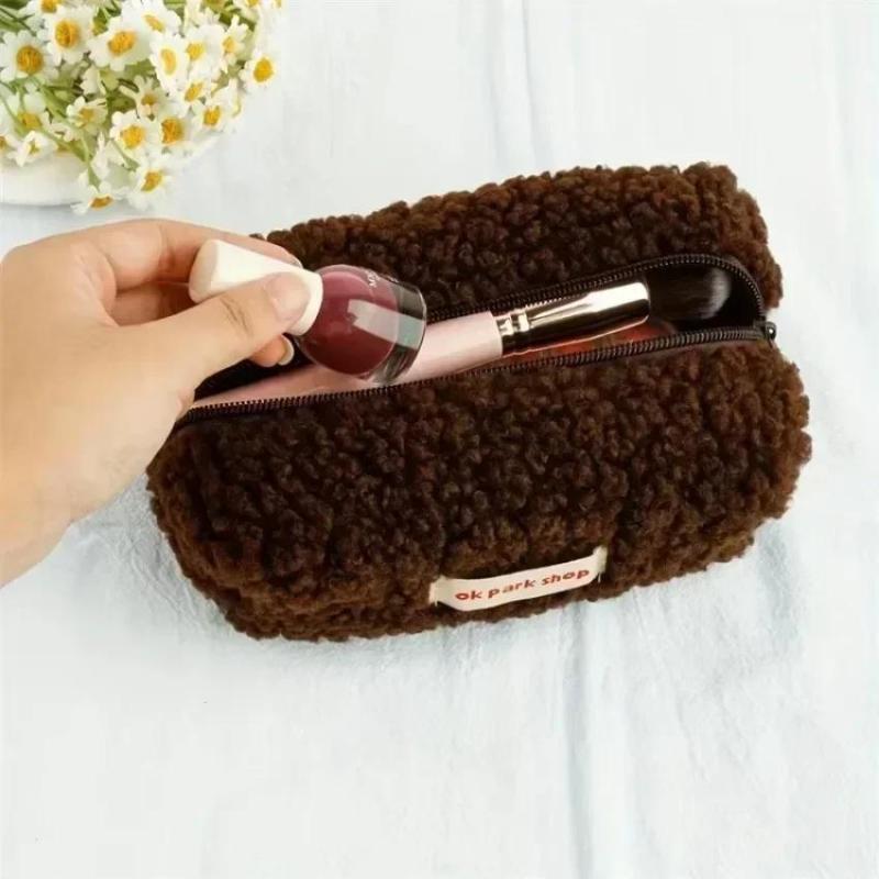2026 Lamb Plush Storage Bag Si - Aesthetic Large Pencil Case Pouch review and price