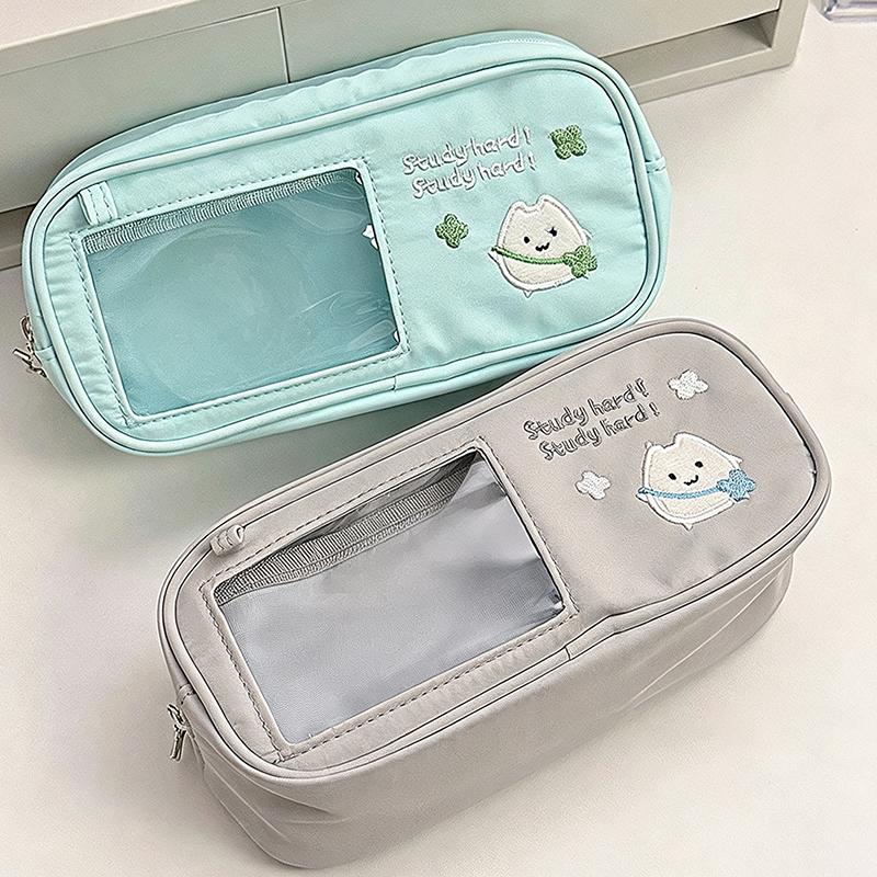 Cute Pencil Case Pens Pouch La - Aesthetic Large Pencil Case Pouch review and price