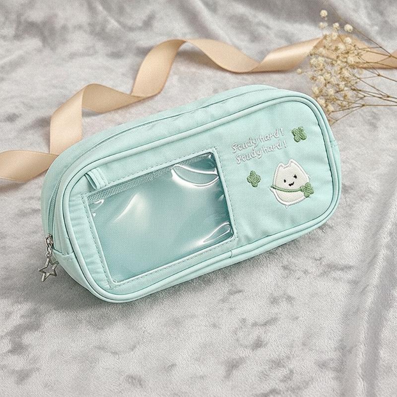 Cute Pencil Case Pens Pouch La - Aesthetic Large Pencil Case Pouch review and price