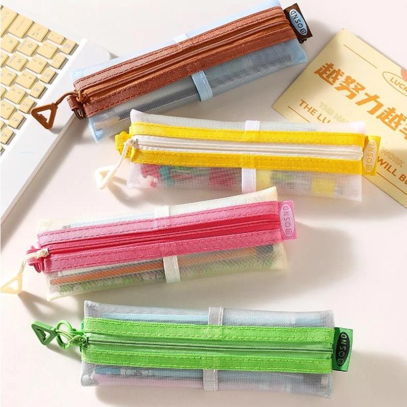 Transparent Mesh Pencil Pouch  - Clear Mesh Pencil Pouch For Exam review and price