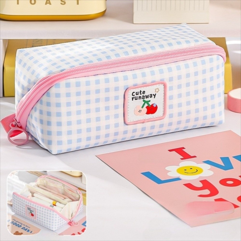 Korean Style Prism Pencil Case - Aesthetic Large Pencil Case Pouch review and price