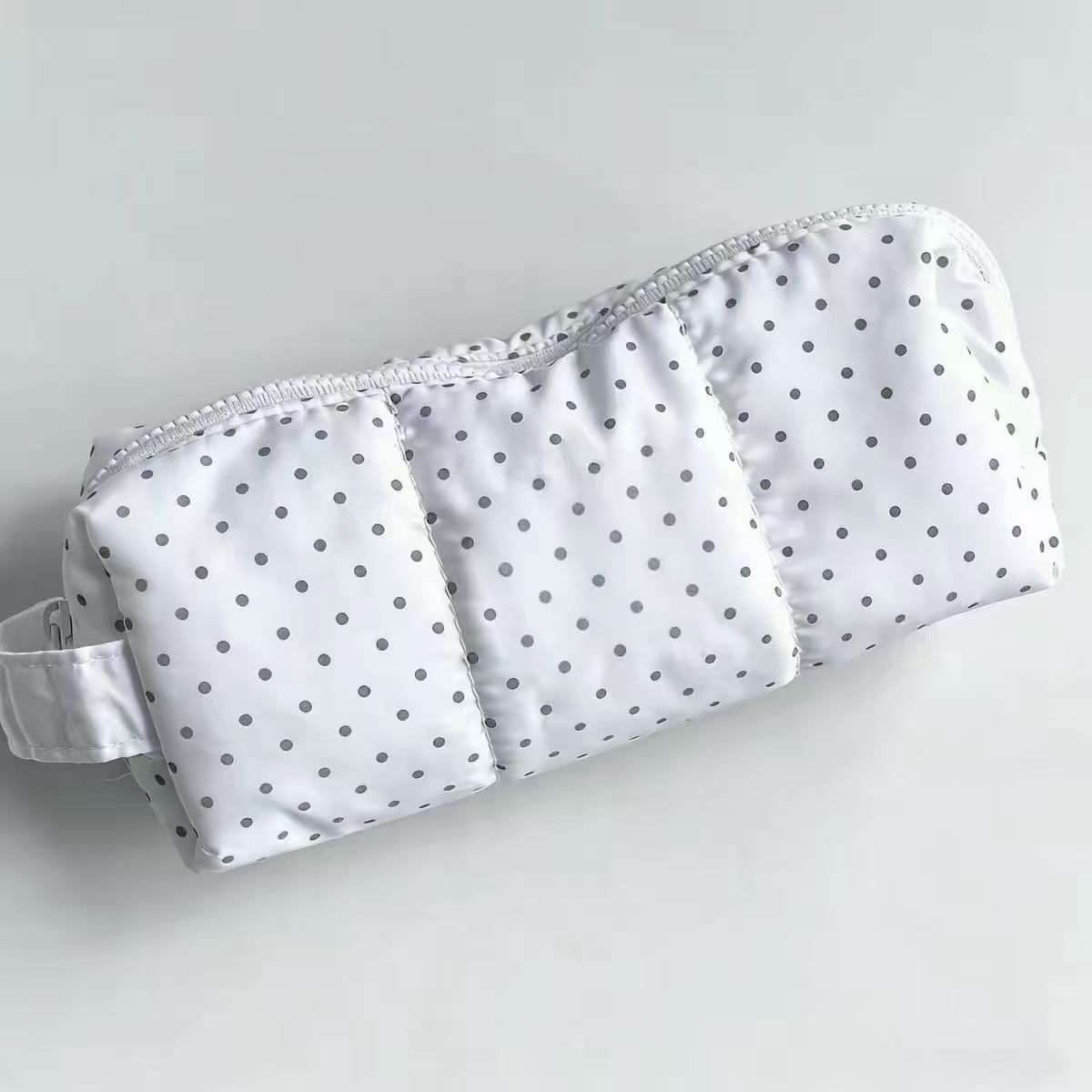 Polka Dot Handheld Pencil Bag  - Aesthetic Large Pencil Case Pouch review and price