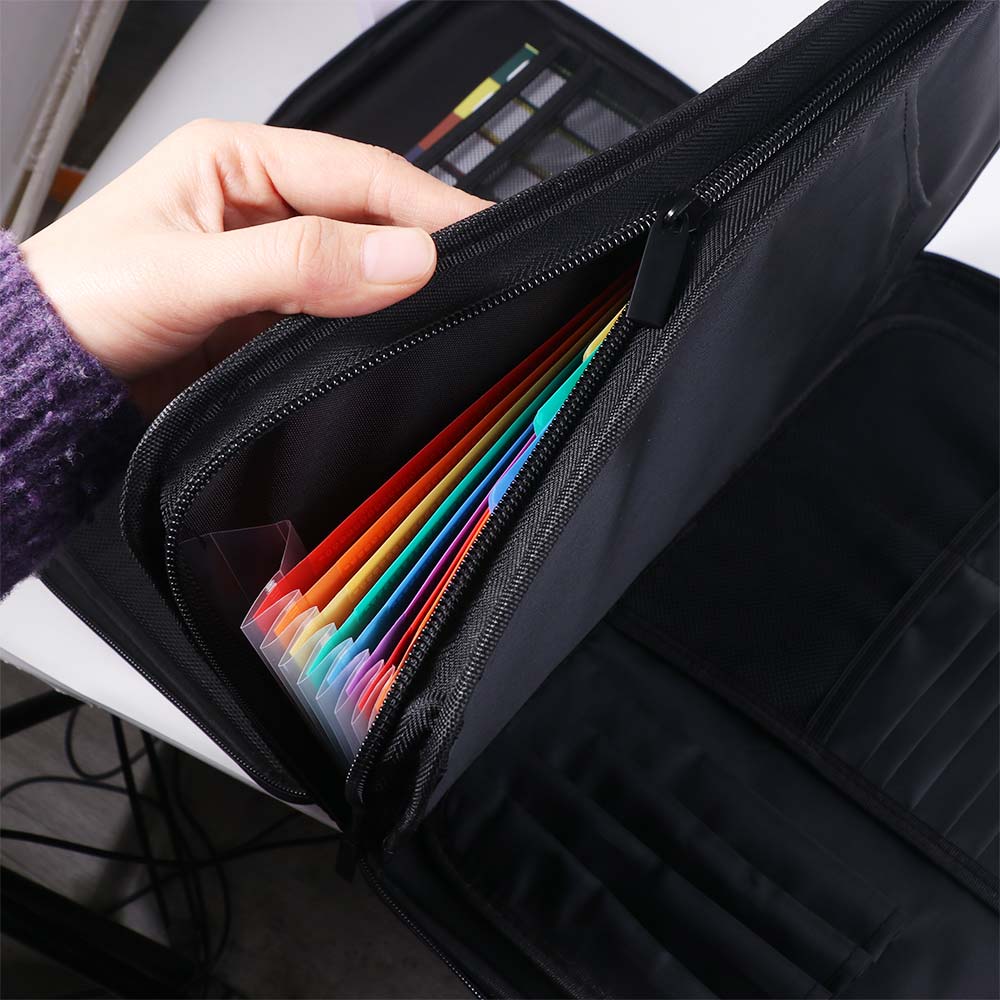 13 Accordion Pocket Fireproof  - Expandable Accordion File Folder 13 Pockets review and price