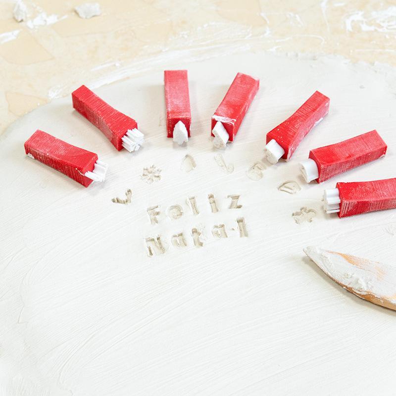 Christmas Style Alphabet Clay  - Writing Tools review and price