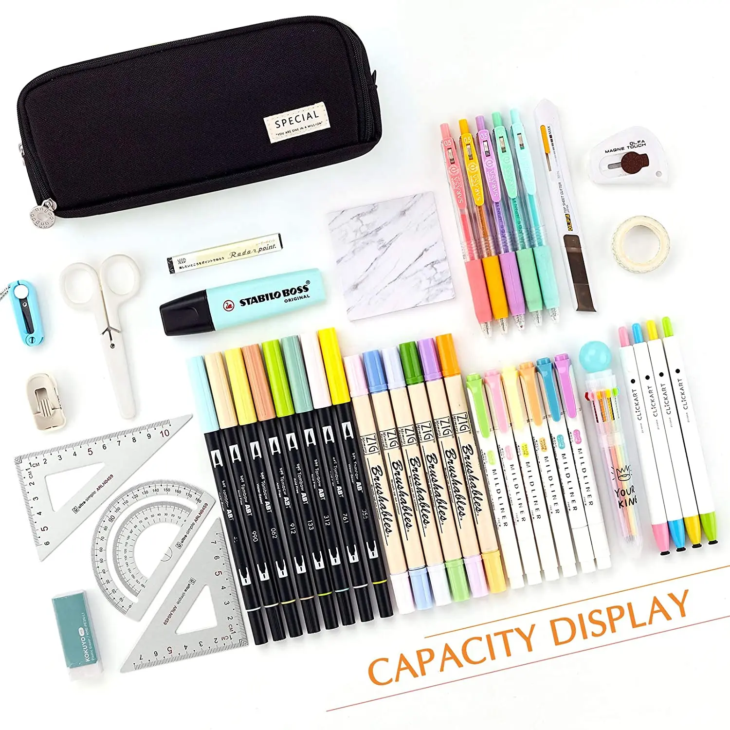 Pencil Case Large Capacity Pen - Aesthetic Large Pencil Case Pouch review and price