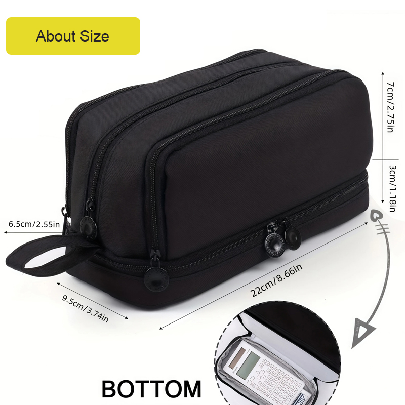 4 Compartments Large Capacity  - Aesthetic Large Pencil Case Pouch review and price